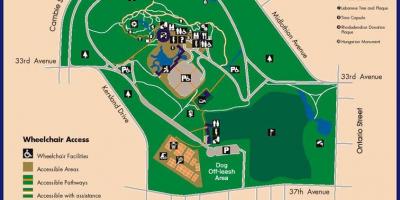 Map of queen elizabeth park vancouver