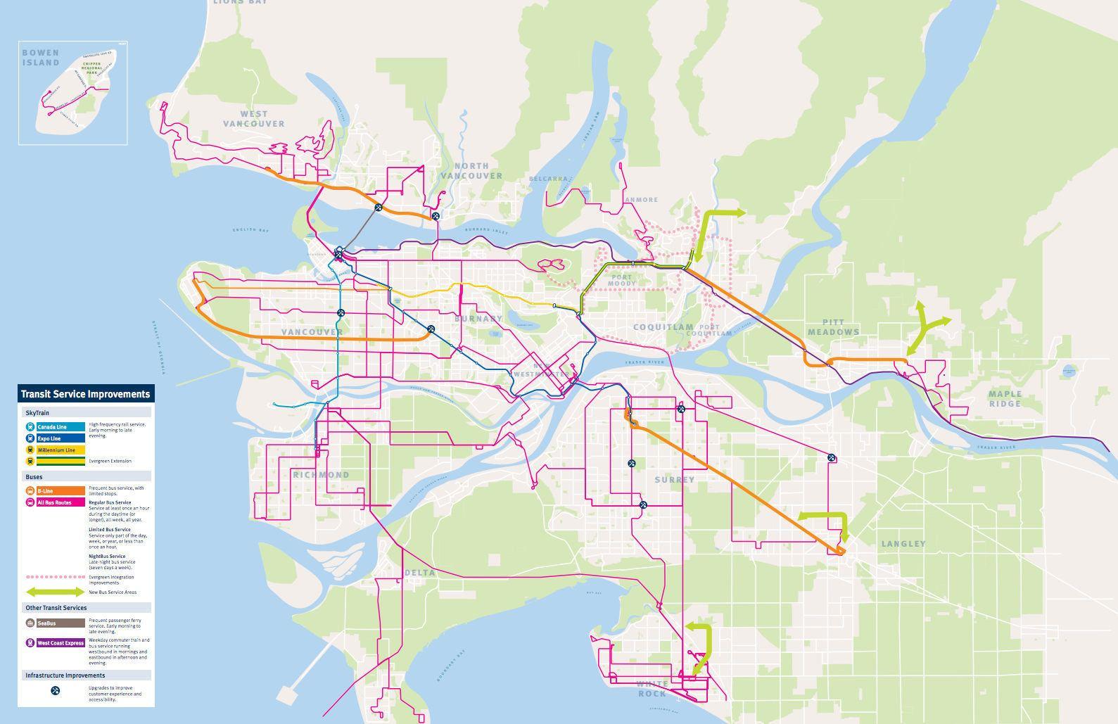 vancouver cruise port map