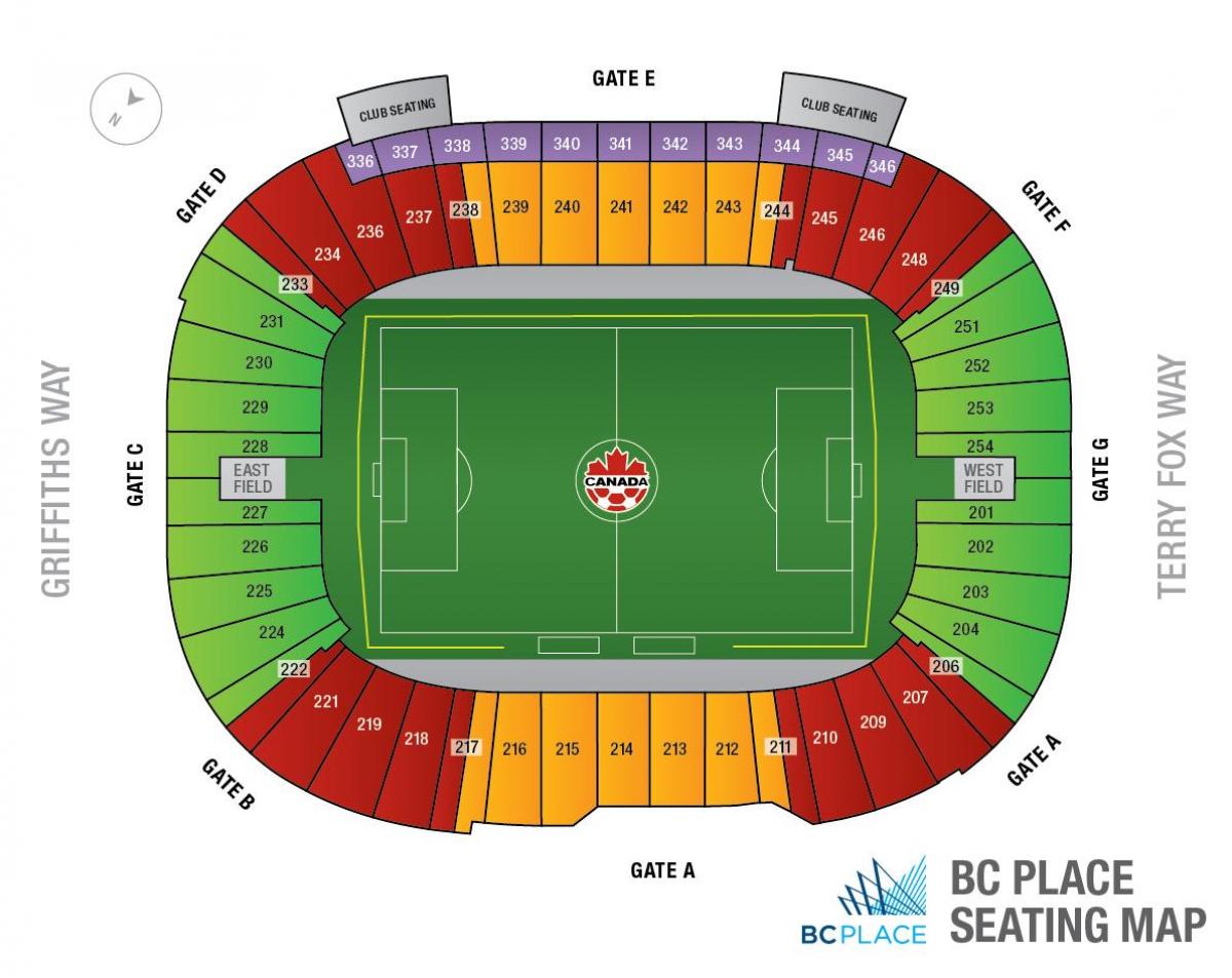 bc place stadium map