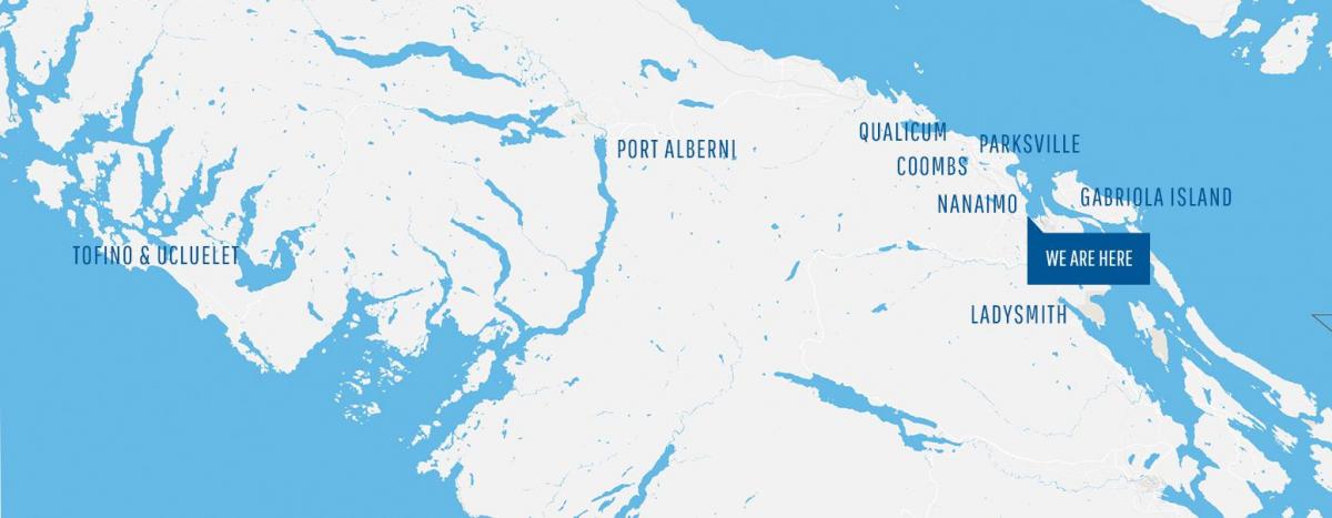 Map of coombs vancouver island 