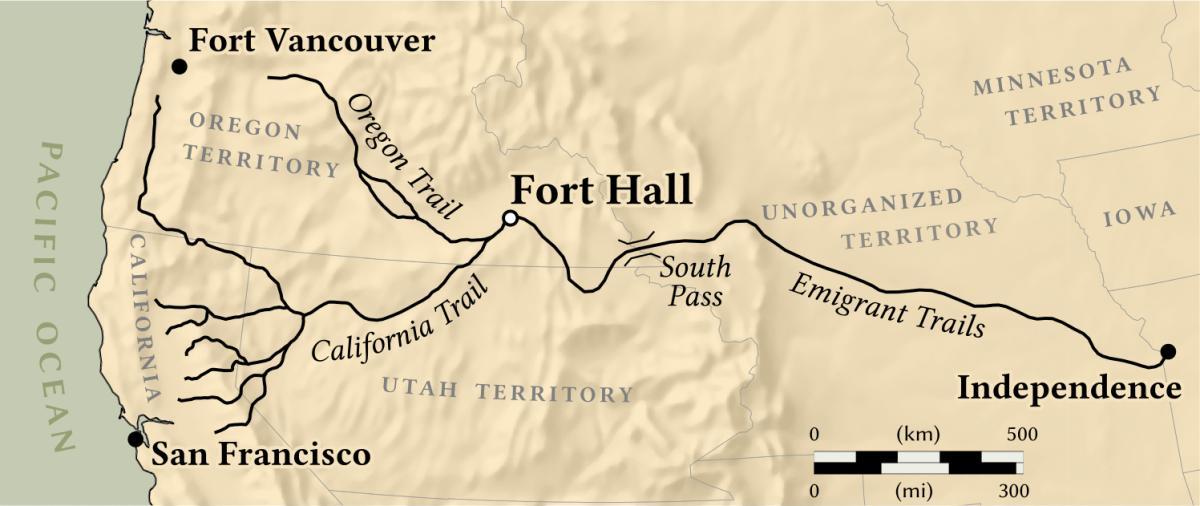Map of fort vancouver