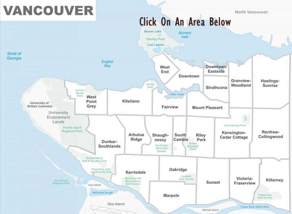 vancouver real estate map