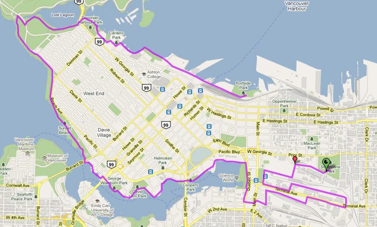 city of vancouver bike map