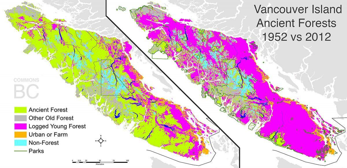 Map of vancouver island crown land