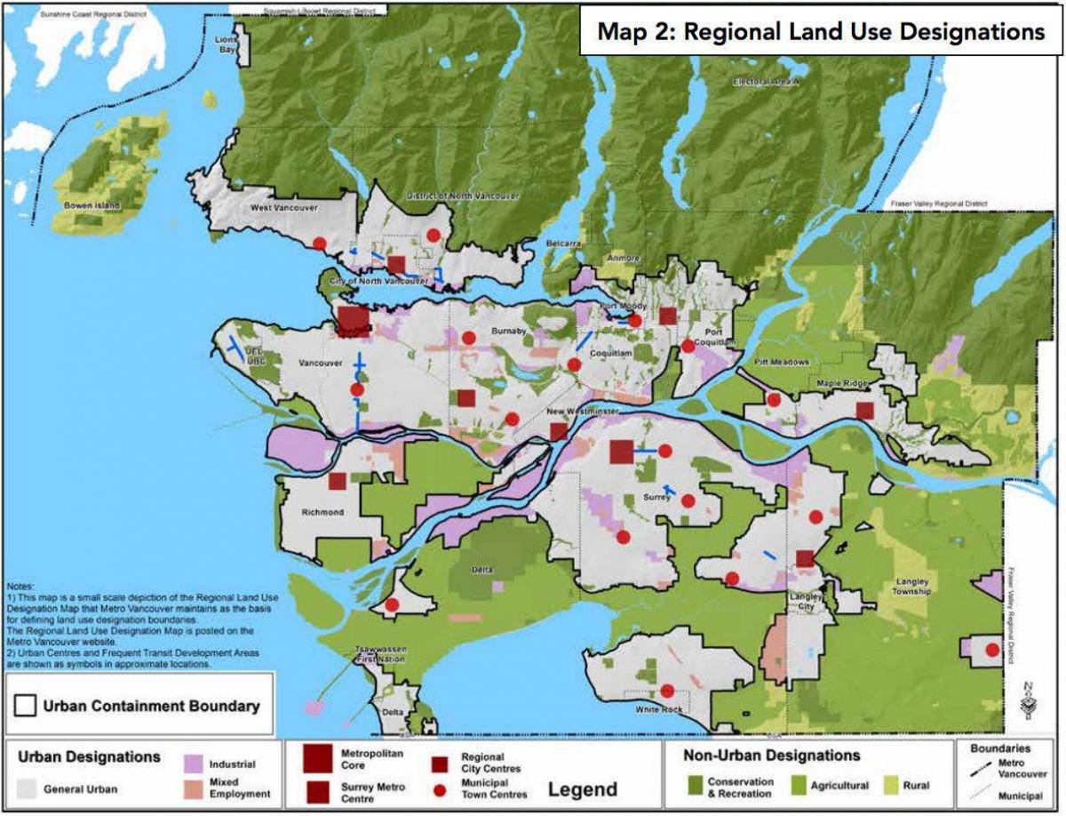 greater vancouver regional district map