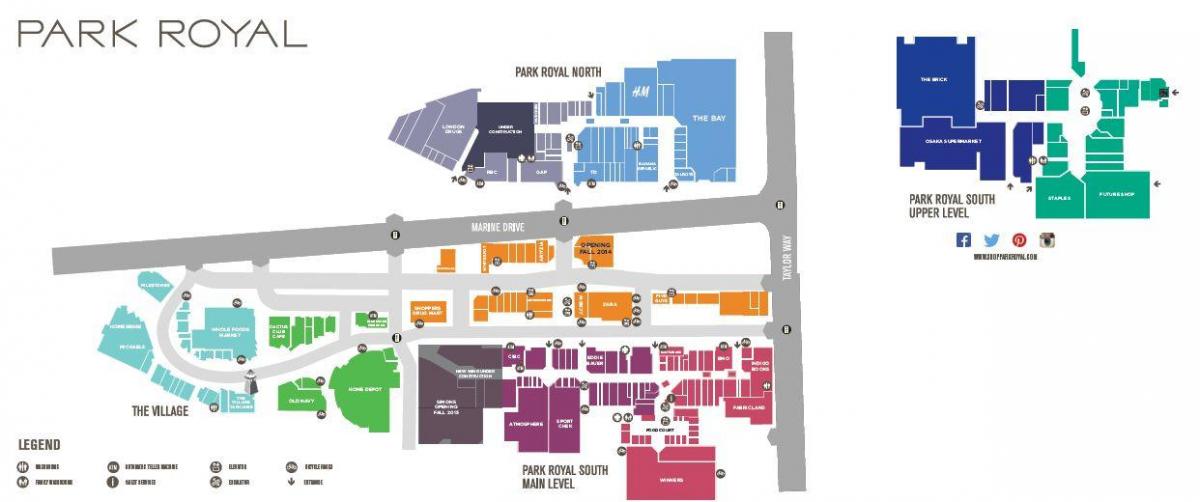 vancouver downtown shopping map