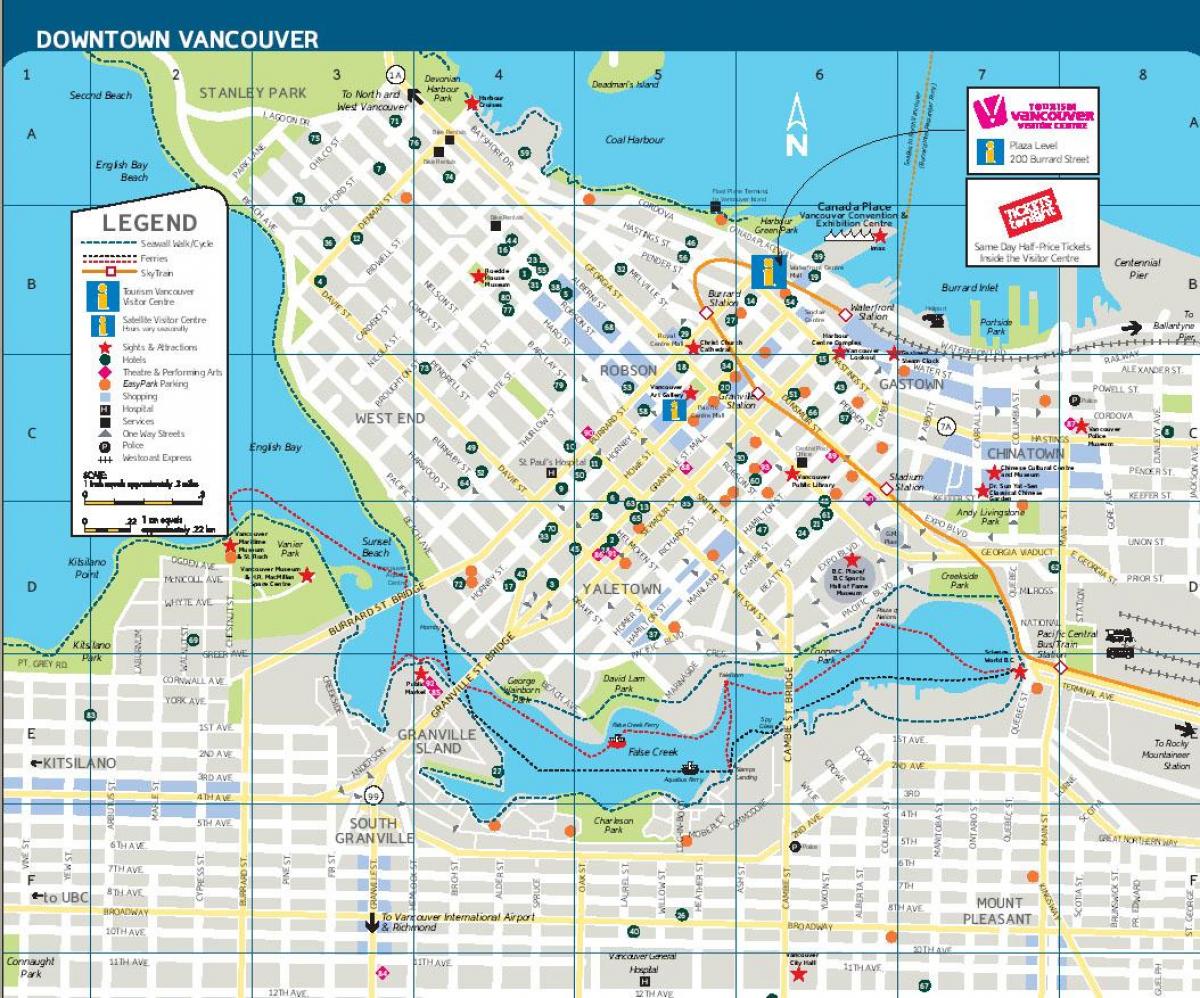 street map of vancouver bc