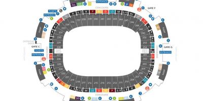 Bc place seating map with rows