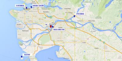 Map of delta vancouver
