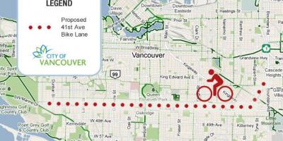 Map of my ride vancouver