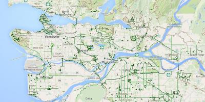 Map of metro vancouver cycling