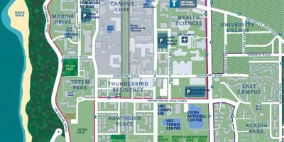 Ubc vancouver campus map