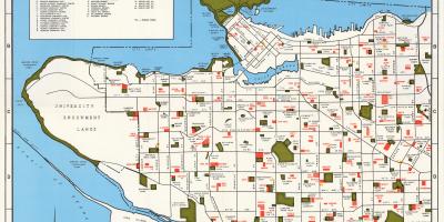 Map of vancouver community