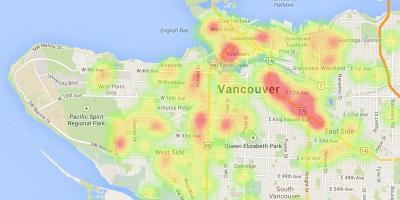 Map of vancouver heat