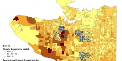 Map of vancouver income
