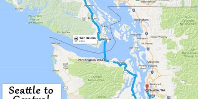 Vancouver island map driving distances