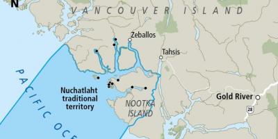 Map of vancouver island first nations