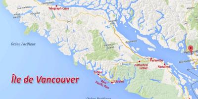 Map of vancouver island gold claim 