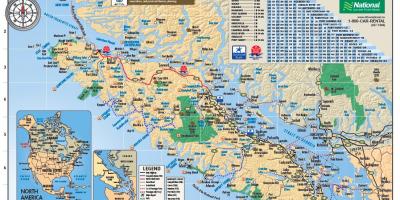Map of vancouver island rv parks