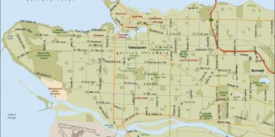 Vancouver location map