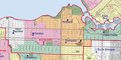 Vancouver school district boundary map