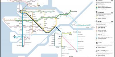 Transit skytrain map