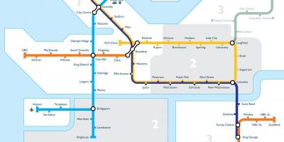 Map of vancouver transit zone