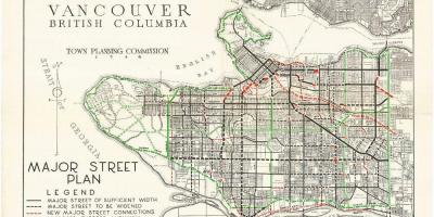 Map of vintage vancouver