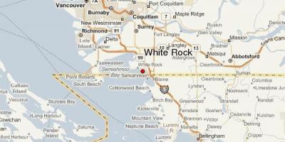 Map of white rock vancouver